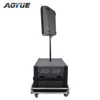Système de sonorisation portable pour mosquée, enceinte combo line array 15 pouces 15X/KA18 néodyme, caisson de basses 18 pouces, son surround.