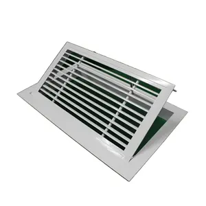 Aluminum alloy door 30 Degree Angle Bars Air Vent Grille with Removable Face Door