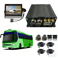 Mini SD 4G WIFI GPS Boîte noire de voiture 4CH AHD DVR mobile 1080P HD avec vision nocturne double objectif enregistrement en boucle garantie 12 mois
