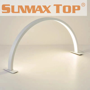 Lampe à ongles LED en forme de U Anbao, lumière de table en forme de croissant blanc pour la maison et le salon - Product Image 3
