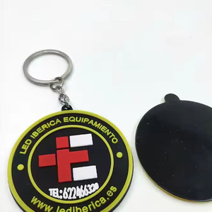 定制软橡胶 PVC 钱币夹钥匙扣 个性化高品质徽标卡通设计 耐用压花印刷促销 - Product Image 5