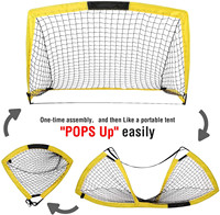 But de football pop-up pour enfants, but de football pliable pour enfant, but de football durable pour la pratique du football