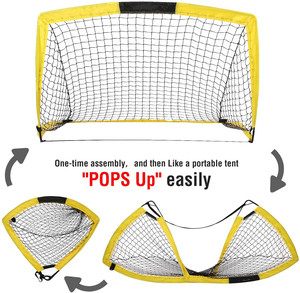 Portería <span class=keywords><strong>de</strong></span> fútbol emergente grande para niños, portería <span class=keywords><strong>de</strong></span> fútbol plegable para niños, portería <span class=keywords><strong>de</strong></span> fútbol duradera para práctica <span class=keywords><strong>de</strong></span> fútbol - Product Image 3