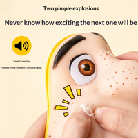 Jouet anti-stress en silicone nouvellement amélioré, gadget créatif pour presser les boutons avec sons bilingues, cadeau amusant pour les farces de vacances