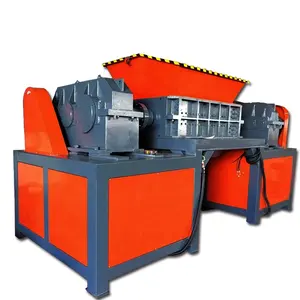 Trituradora trituradora de doble eje de alta resistencia, trituradora para residuos de plástico PET PP PE PVC PVB