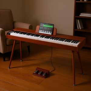 Piano Digital de 88 Teclas Db Wholesale, Teclado Doble Contrapesado, Cuerpo de Madera, Interfaz Midi USB, Rendimiento Musical Profesional - Product Image 2