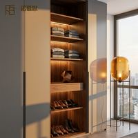 Armoires de chambre à coucher grande capacité, ensemble de chambre moderne avec placard intégré, armoire de chambre personnalisée pour la maison