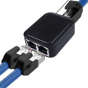 Werksverkauf 1 bis 2 RJ45-Splitter-Ethernet-Adapter Internet Network Cable Extender-Anschluss zubehör - Product Image 1