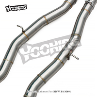 Système d'échappement SS304 pour BMW X3/X4 M40i 3.0T 2018-2025, échappement Catback à soupape électronique avec contrôleur indépendant