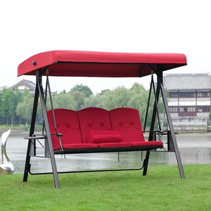 Design moderno appeso sedia a dondolo con cuscino in ferro di alta qualità Stand per giardino Patio Park Hotel casa uso <span class=keywords><strong>esterno</strong></span> - Product Image 3