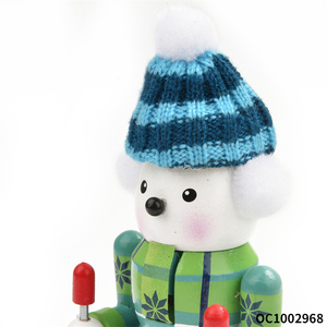 Kits de figurines d'animaux miniatures les plus vendus, décorations de table, ensemble de <span class=keywords><strong>casse</strong></span>-noisettes en bois fabriqué en Chine, figurines et jouets de Noël - Product Image 5