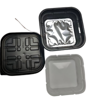 Boîte alimentaire auto-chauffante avec chauffe-plat à cordon pour plats chauds et repas instantanés