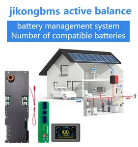 JiKong 5 kwh lifepo4 batterie 13s 14s 15s 16s 48v 100a 150a 200a wechselrichter bms für wechselrichter Growatt Deye Victron Anschluss