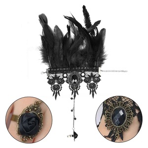 Guantes de encaje con plumas de 45 colores, ideales para el Día de San Patricio y San Valentín, espectáculos burlescos y bailes de graduación, juguetes de coqueteo para adultos - Product Image 2