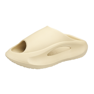 Sandalias Unisex de Plataforma Gruesa de EVA con Diseño de Recortes Laterales, Contorno Ondulado y Texturizado, para Verano, Playa, Piscina e Interiores - Product Image 1