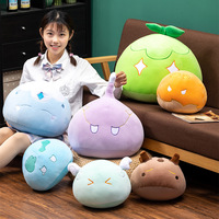 Oreiller en peluche Genshin Impact Impact, oreiller en peluche Slime élémentaire, jouets cadeaux pour enfants 7 Styles