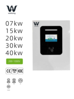 Chargeur EV Wattzing-7kw DC 7kW avec interface combinée pour voitures électriques, entrée 220-380v