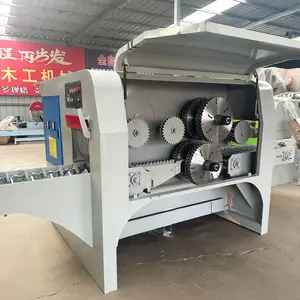 PYM200 Multi Blades Wood Saw Machine Electric Log Saw Circular Saw Machine Sawmill Machine