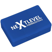 Boîte à pilules personnalisée avec logo, organiseur de médicaments, boîte à pilules hebdomadaire AM/PM, complément vitaminique, cadeau promotionnel, vente en gros