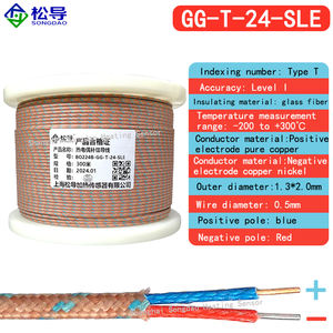 2 * 24wg उच्च-परिशुद्धता वाले जलरोधक तापमान मापने वाले तार TT-T-24-SLE ओएम/ओडम ip43 फिबरग्लास जांच लंबाई - Product Image 2