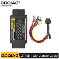 GODIAG GT105 II ECU IMMO Prog AD Break Out Box Conector ECU + Protocolo completo OBD2 Universal Jumper Breakout Tricore Cable