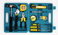 Kit de 16 outils 8016G VDE : marteau, clé et tournevis, portable, avec mallette rigide, personnalisable OEM
