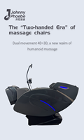 Elektrischer Moderner 3D/4D Beheizter Smart-Massagestuhl mit Schwerelosigkeits-Autoprogrammen für Heim- und Bürogebrauch