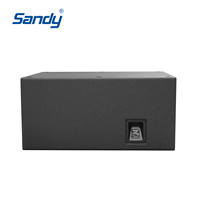Subwoofers Sandy B218S Dual 18 pouces 4 ohms 1200W, équipement audio professionnel, enceinte de scène DJ
