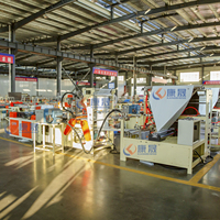 All in One Ups Dhl Poly Seiten dichtung umschlag Kunststoff Express Kurier Mailer Bag Making Machine