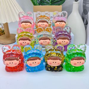 Tortuga brillante de arena que fluye luminosa, conejo Mengmeng, figurita de Maneki Neko y bolsa ciega de Grandpa - Product Image 2
