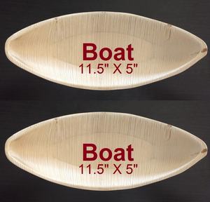 Juego de platos y platos de hoja de palma de Areca desechables ecológicos Patrón de Planta elegante grabado para fiestas - Product Image 4