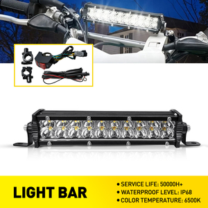 ชุดไฟหน้า LED สีขาวเหลือง ไฟสปอตไลท์ LED ไฟทำงาน สำหรับ Honda CRF250R Yamaha YZ450F DRZ400 - Product Image 2