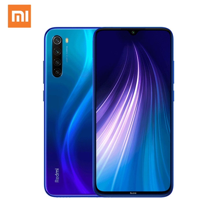 Смартфон Redmi Note 8, 2021, 4G, 64G, Восьмиядерный, 48 МП, 4 камеры заднего вида, 18 Вт, быстрое зарядное устройство, Оригинал Xiaomi