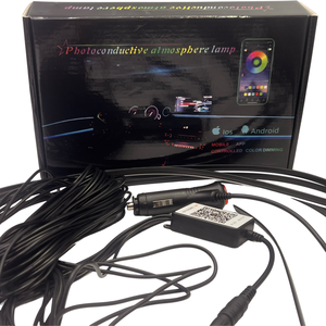 Đèn <span class=keywords><strong>LED</strong></span> dải mềm cho mui xe 12V, đèn chạy ban ngày, đèn trang trí nội thất ô tô đa năng mới - Product Image 1