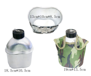 DFM1103 Gourde en aluminium portable pour le camping en plein air, gourde, mug AL avec sac, kit de 3 pièces - Product Image 2