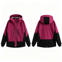 Veste unisexe d'extérieur 3L fonctionnelle, imperméable, respirante, coupe-vent, coutures thermosoudées, randonnée, pêche, cyclisme, toutes saisons, C0 DWR LaserCut