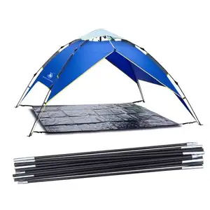 Pali flessibili della tenda della vetroresina di campeggio di estensione ad alta resistenza di colori su misura del fornitore della cina