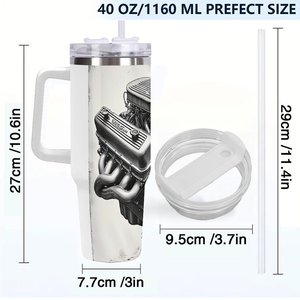 Large Capacity <b>Hot</b> <b>Cold</b> Cup Tumbler Stainless Steel Tumbler 40oz Vacuum Insulated Custom Drinkware Outdoor Travel - Product Image 4