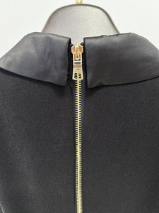 <span class=keywords><strong>Abito</strong></span> Blazer Lungo da Donna Elegante, Vestibilità Slim, in Poliestere/Cotone, <span class=keywords><strong>Nero</strong></span>, con <span class=keywords><strong>Doppio</strong></span> <span class=keywords><strong>Petto</strong></span> e Cerniera Posteriore, Modello A-Line, Ideale per Feste - Vendita all'Ingrosso, Articolo di Grande Successo - Product Image 6