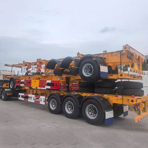 Semirremolque esquelético de 3 o 4 ejes para transporte de contenedores de 20 y 40 pies, fabricado en China - Product Image 3