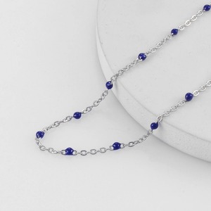 Collier fantaisie bohème fait main avec perles arc-en-ciel, chaîne satellite multicouche en acier inoxydable pour femme - Product Image 3