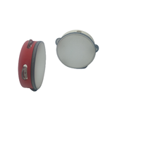 Tambourin à main en métal et bois, diamètre 10 cm, certifié CE EN71, pour danse, église, fête, mariage, enfants et adultes
