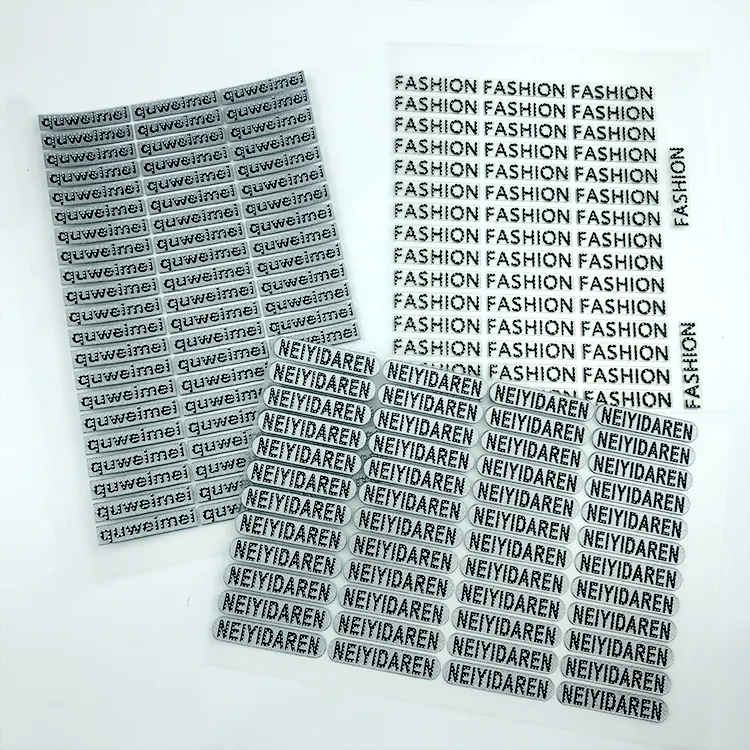 Layar Cetak Sikat Gigi Silikon Model Baju Transfer Panas Kuas Label Pakaian Titik