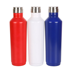 Taza de agua portátil de acero inoxidable de doble capa 304 con borde cruzado, diseño de jarrón de <span class=keywords><strong>boca</strong></span> pequeña, termo térmico para el hogar - Product Image 3