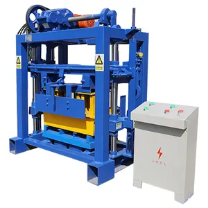 small solid block making machines dubai QT40-2 small brick making machinery sand