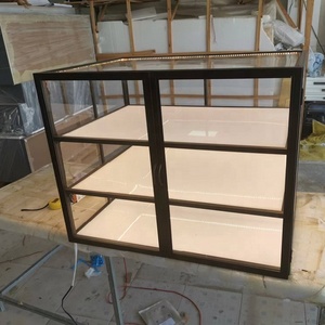 Xách tay truy cập hàng đầu kim loại bánh tủ trưng bày cho bánh mì cho Showcase trong quán cà phê cửa hàng đồ nội thất tùy chỉnh thiết kế và sản xuất - Product Image 4