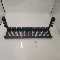 Organisateur de câbles sous le bureau, plateau de gestion des fils rétractable à fixation par pince, support de rangement pour bureau