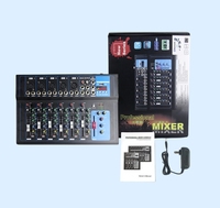 Mixeur professionnel carte son Audio DJ Station son équipement en direct mélangeur de scène de fête de chant