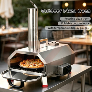 Horno de Pizza Portátil de Carbón para Exteriores con Bandeja Giratoria, de Calentamiento Rápido, con Piedra para Pizza, Ideal para <span class=keywords><strong>Leña</strong></span> - ¡Venta Caliente de Fábrica! - Product Image 2
