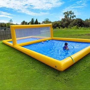 Summer Outdoor Water Float Game Volleyball Court gonflable Water Volleyball avec filet pour adultes sur la plage au-dessus du sol - Product Image 6